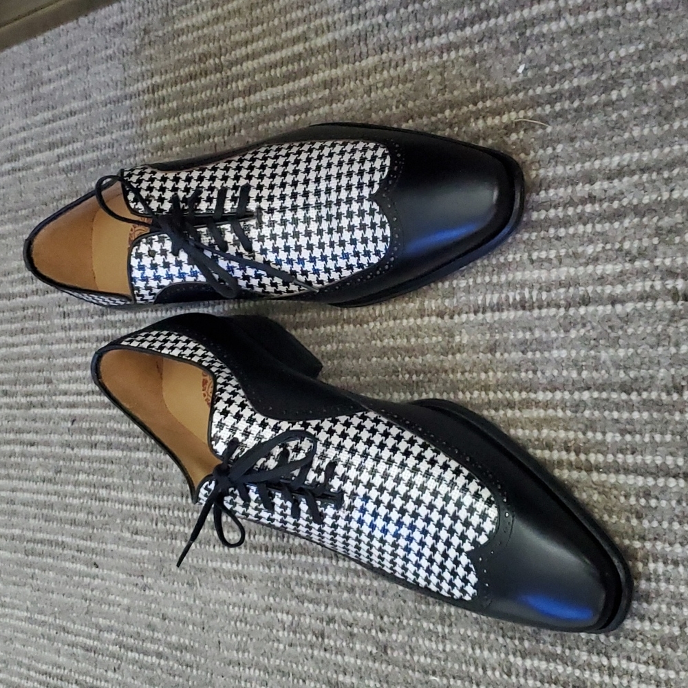 Men's Mezlan Jayden Black/White Shoes NWT